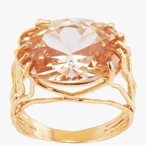 SILPADA lemon drop ring 14k gold plating over sterling silver